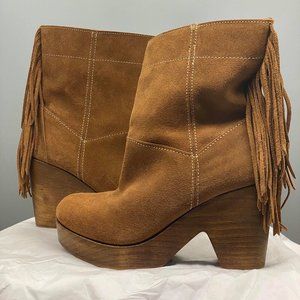 NWOT Freebird by Steven Farah Fringe Boot size 7